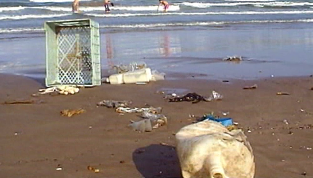 Basura playa