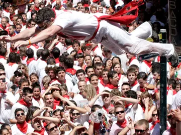Más de un centenar de atendidos en el chupinazo Más de un centenar de atendidos en el chupinazo