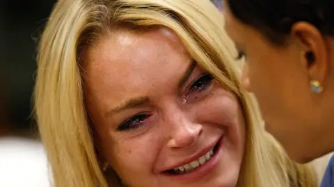 Lindsay Lohan durante el juicio Lindsay Lohan durante el juicio