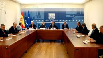 Zapatero reunido con la CECA