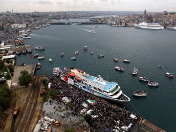 Barco Mavi Mármara, de lo Flotilla de la Libertad