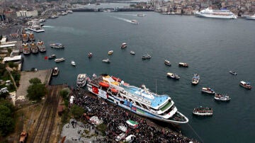 Barco Mavi Mármara, de lo Flotilla de la Libertad