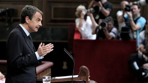 El discurso de Zapatero ha durado casi una hora El discurso de Zapatero ha durado casi una hora