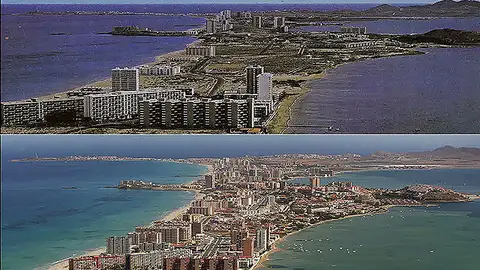 La transformación de La Manga del Mar Menor La transformación de La Manga del Mar Menor