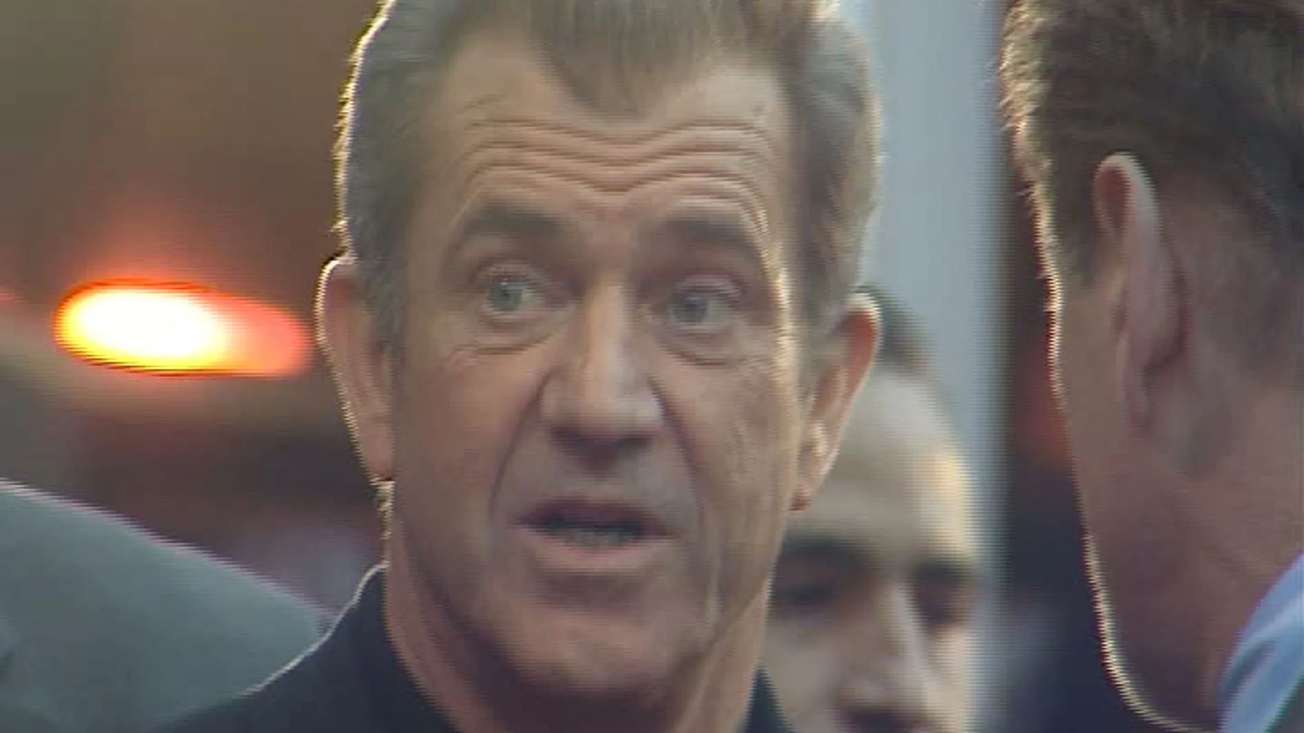 Mel Gibson, hundido