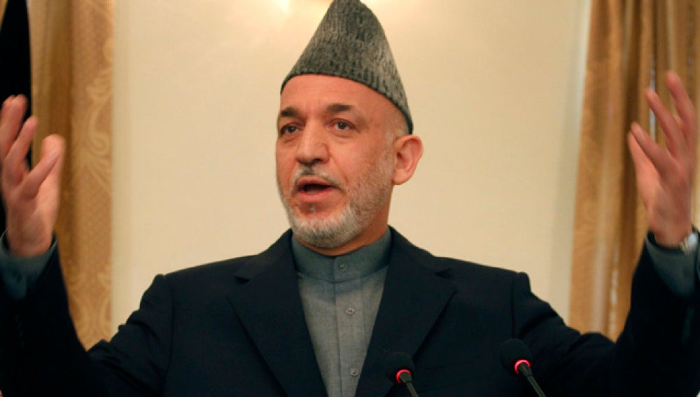 El presidente afgano, Karzai