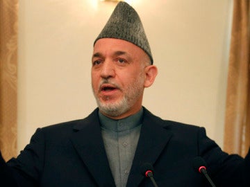 El presidente afgano, Karzai