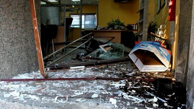 Explosiona un artefacto en una sede sindical