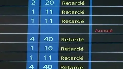 Cancelaciones y retrasos en Francia Cancelaciones y retrasos en Francia