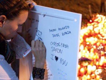 Condolencias en el Love Parade