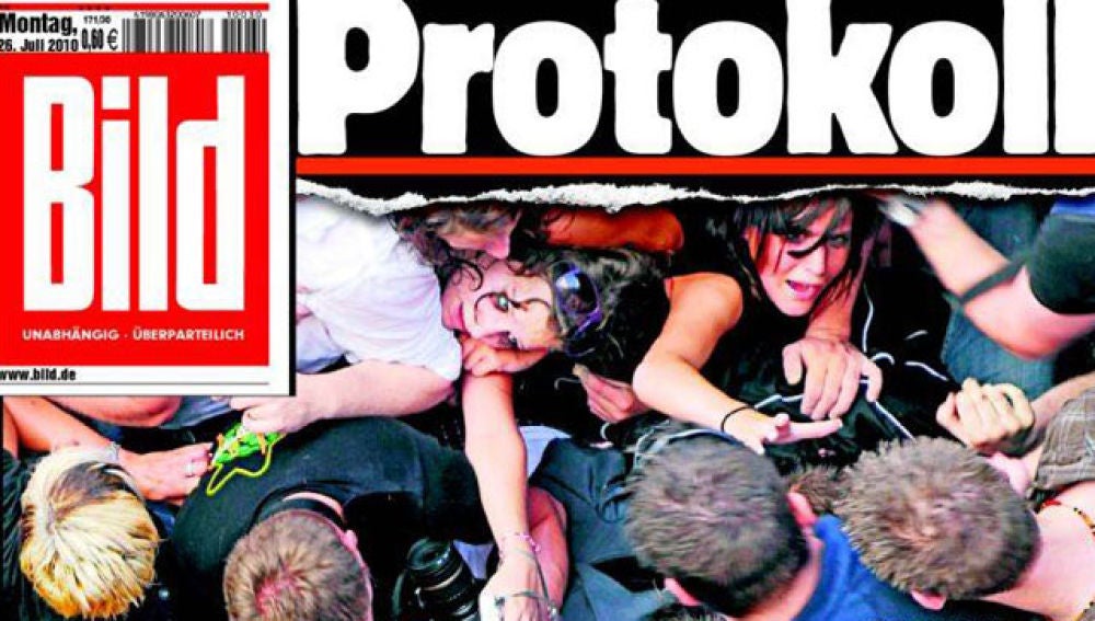 Portada del diario alemán 'Bild''