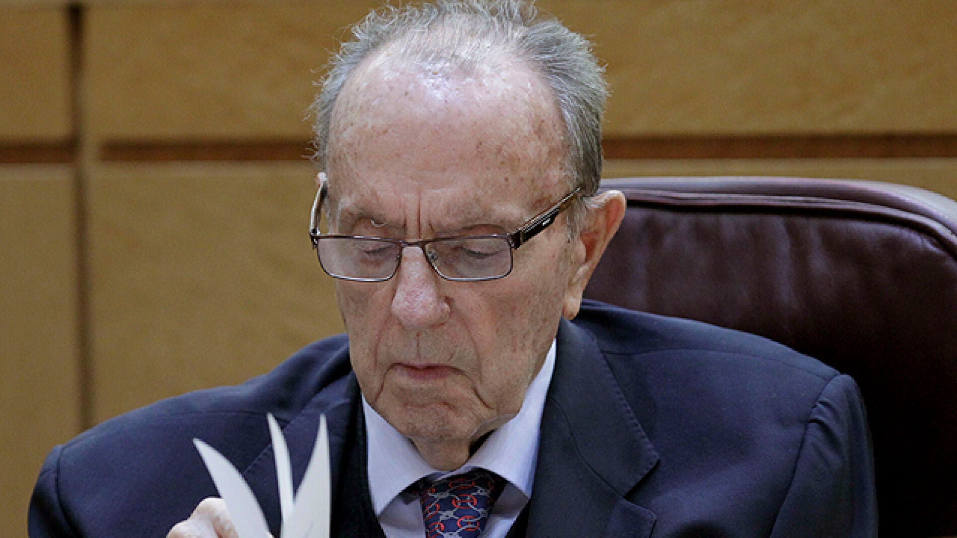 Manuel Fraga durante su intervenci&oacute;n