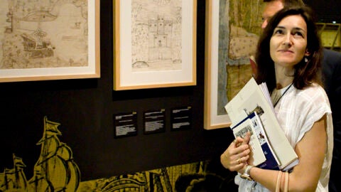 La ministra de Cultura, Gonz&aacute;lez-Sinde