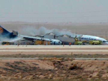 Se estrella un avión de carga de Lufthansa