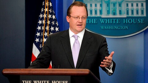 Robert Gibbs, portavoz de la Casa Blanca