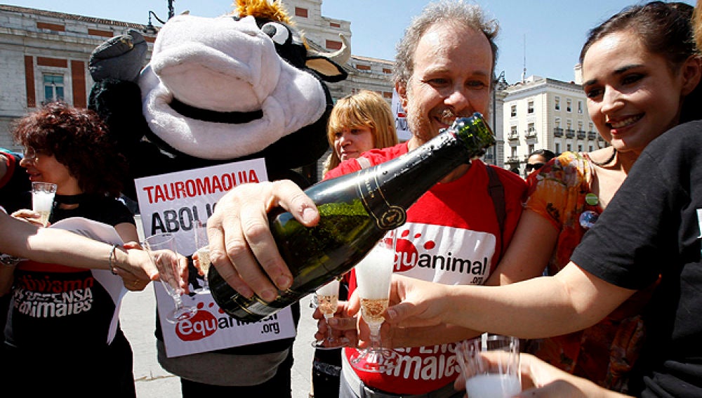 Alegría entre los antitaurinos