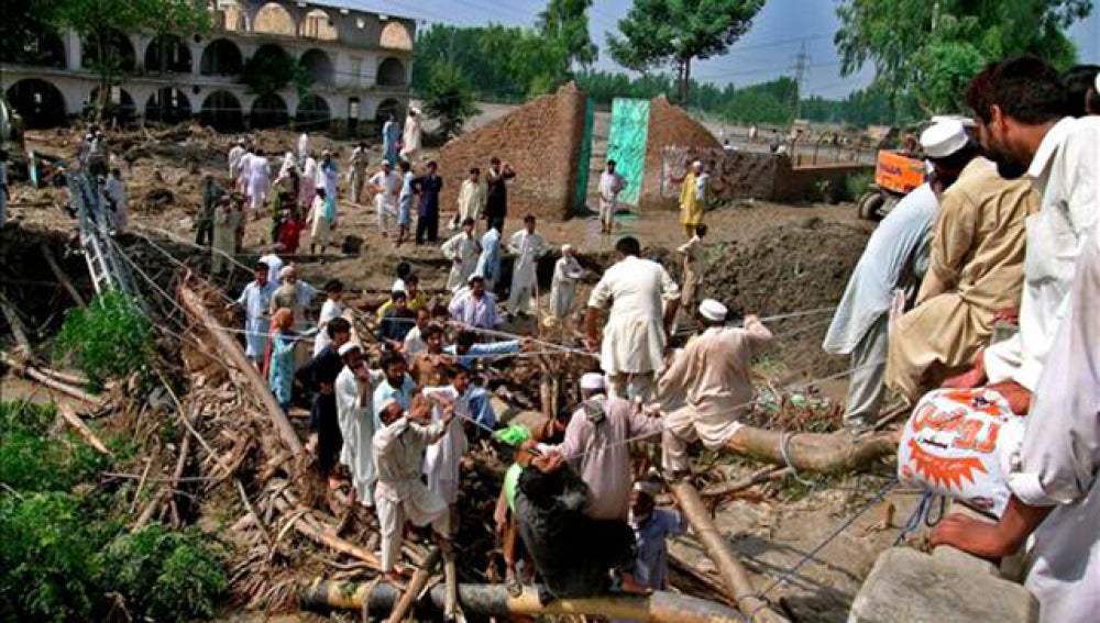 Las peores lluvias en Pakistán en un siglo