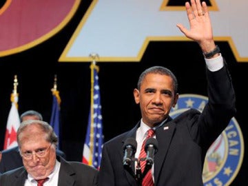 Obama con los veteranos Obama con los veteranos