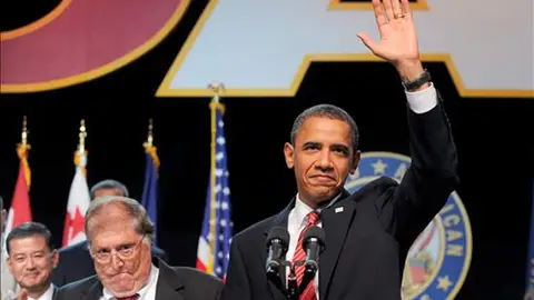 Obama con los veteranos Obama con los veteranos
