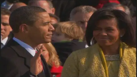 El presidente de los EEUU y su mujer El presidente de los EEUU y su mujer