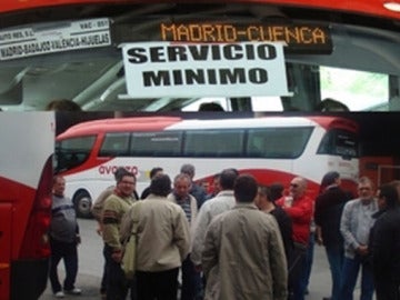 Trabajadores de auto-res en huelga Trabajadores de auto-res en huelga
