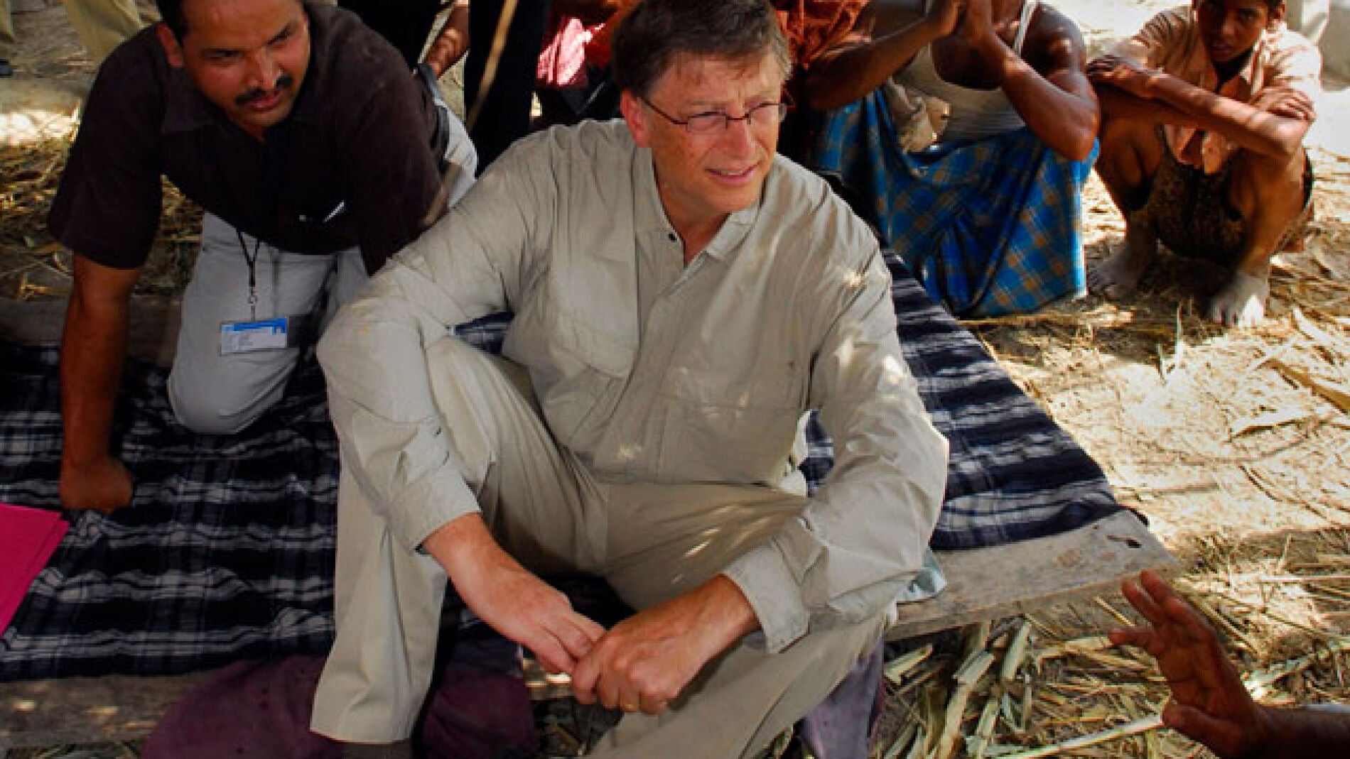 Bill Gates en una misi&oacute;n solidaria