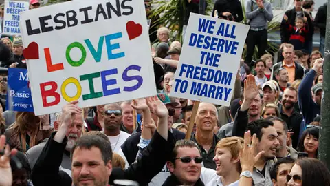 Por la boda gay en California Por la boda gay en California