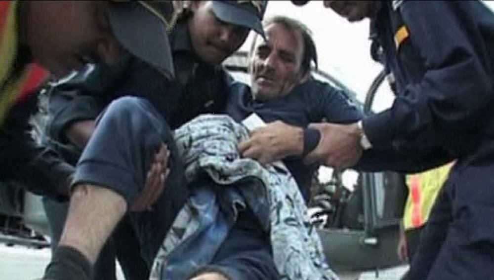 Agónico rescate en India