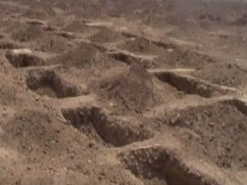 Irán cava tumbas para soldados de EEUU