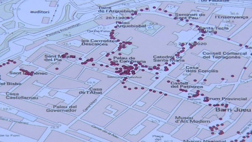 Mapa interactivo de Tarragona