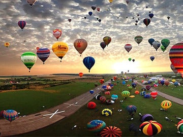 Globos brillantes en Alemania