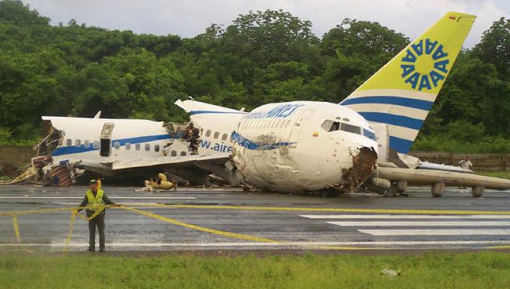 Accidente aéreo en Colombia