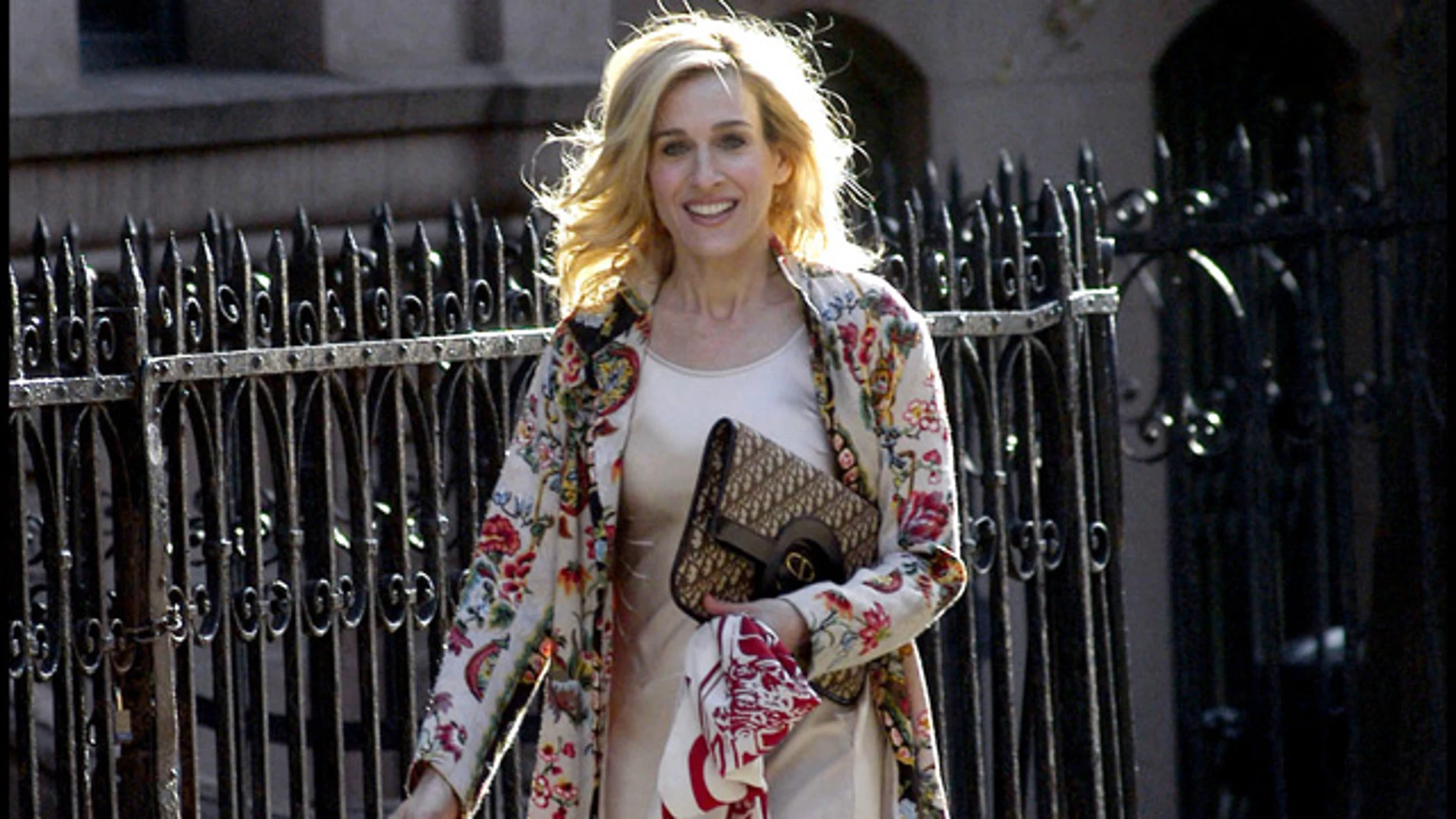 Sarah Jessica Parker durante el rodaje de la serie Sarah Jessica Parker durante el rodaje de la serie