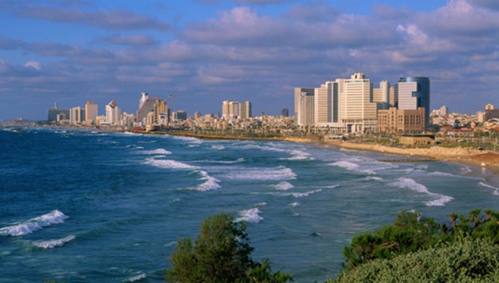 Una playa de Tel-Aviv