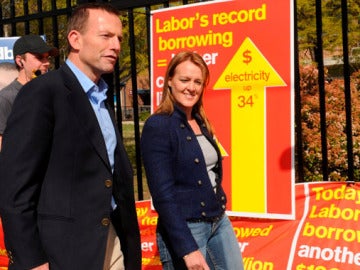 El líder conservador Tony Abbott El líder conservador Tony Abbott