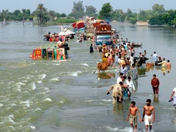 El agua devora Pakistán