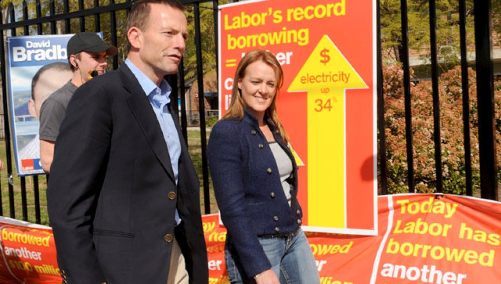 El líder conservador Tony Abbott