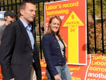El líder conservador Tony Abbott El líder conservador Tony Abbott