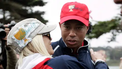 Tiger Woods junto a su ex mujer Tiger Woods junto a su ex mujer
