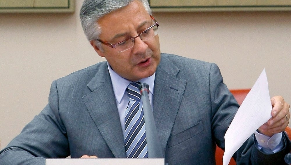 José Blanco en su comparecencia ante la comisión de Fomento