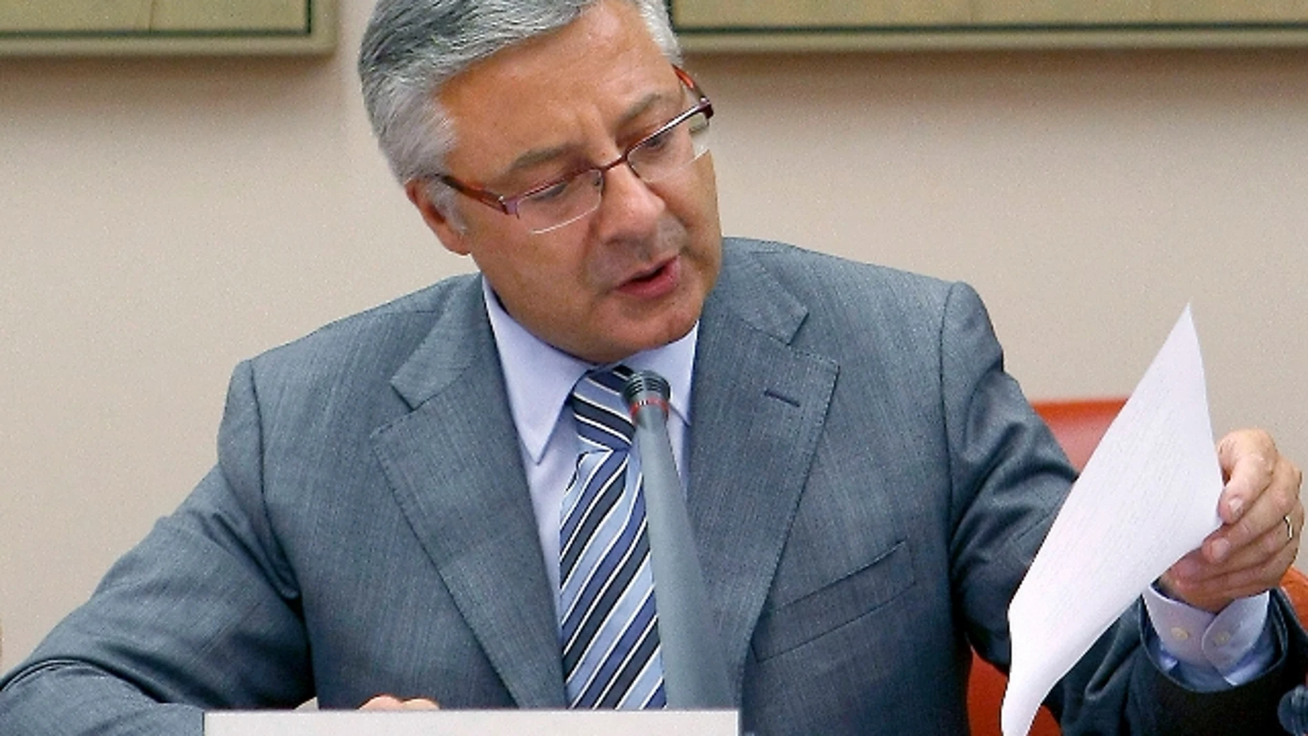 José Blanco en su comparecencia ante la comisión de Fomento José Blanco en su comparecencia ante la comisión de Fomento