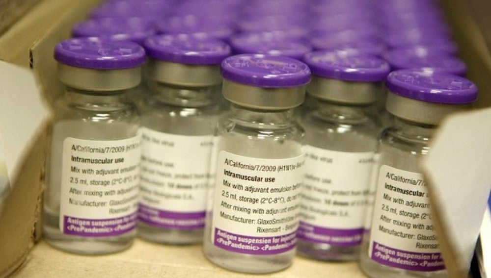 Dosis de Pandemrix, utilizadas contra la gripe A