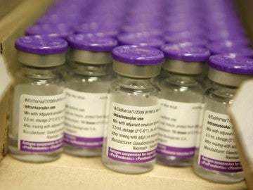 Dosis de Pandemrix, utilizadas contra la gripe A