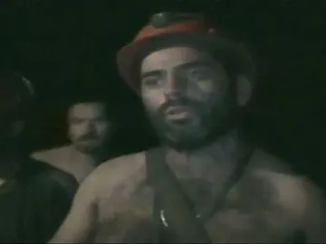 Uno de los mineros atrapados Uno de los mineros atrapados