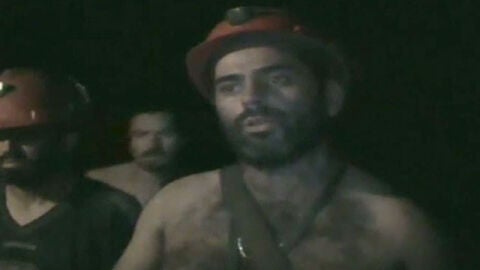 Uno de los mineros atrapados