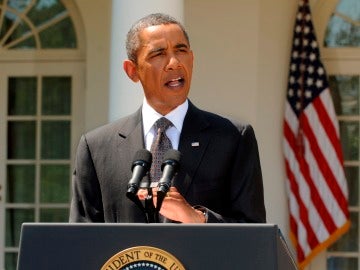 El presidente de los EEUU da un discurso
