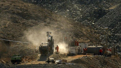 Comienza la perforación del túnel por donde serán rescatados los 33 mineros