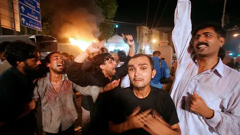 Lugar del atentado Lugar del atentado