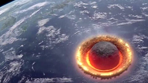 Choque del meteorito Ceres