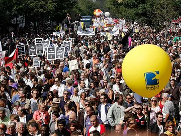 Manifestación en Francia Manifestación en Francia